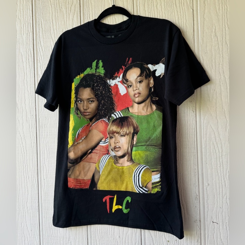 New Tlc Graphic Band T-Shirt - Gem